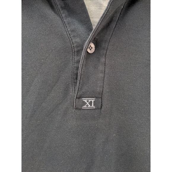 Mens Walter Hagen XI Golf Short Sleeve Polo Shirt Size L Black Made in Peru - Picture 5 of 10